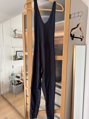 Women's Black Sleeveless Jumpsuit